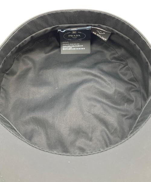 PRADA（プラダ）PRADA (プラダ) リナイロンキャスケット ブラック サイズ:SIZE Mの古着・服飾アイテム