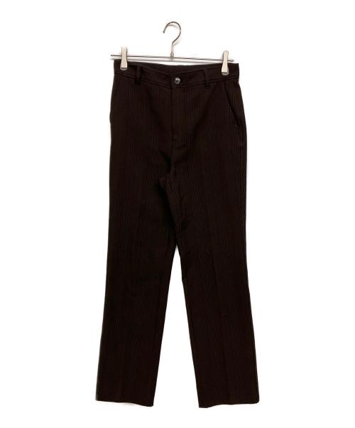 GANNI（ガニー）GANNI (ガニー) チェックパンツ ブラウン サイズ:SIZE 34の古着・服飾アイテム