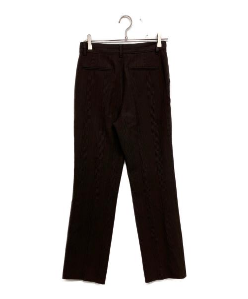 GANNI（ガニー）GANNI (ガニー) チェックパンツ ブラウン サイズ:SIZE 34の古着・服飾アイテム