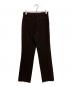 GANNI (ガニー) チェックパンツ ブラウン サイズ:SIZE 34：6000円