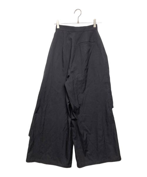 TREEMINGBIRD（トリミングバード）TREEMINGBIRD (トリミングバード) Wrap Double-layered Pants グレー サイズ:SIZE1の古着・服飾アイテム
