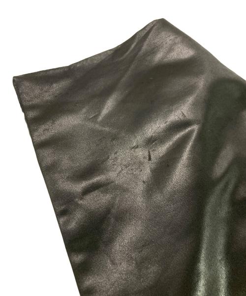 LOEFF（ロエフ）LOEFF (ロエフ) サテンマキシ タイトスカート ブラック サイズ:SIZE0の古着・服飾アイテム