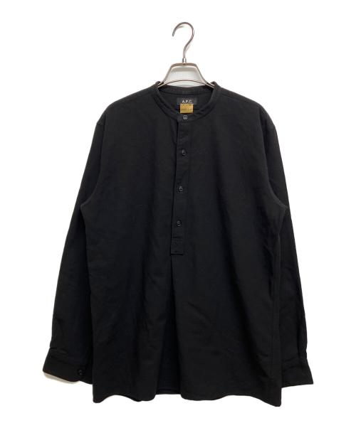 A.P.C.（アーペーセー）A.P.C. (アーペーセー) プルオーバーシャツ ブラック サイズ:SIZE1の古着・服飾アイテム