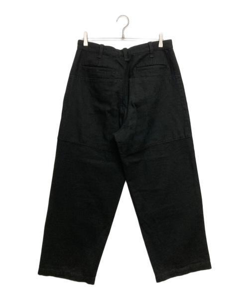 LQQK STUDIO（ルックスタジオ）LQQK STUDIO (ルックスタジオ) DUCK PANTS ブラック サイズ:SIZE M 未使用品の古着・服飾アイテム