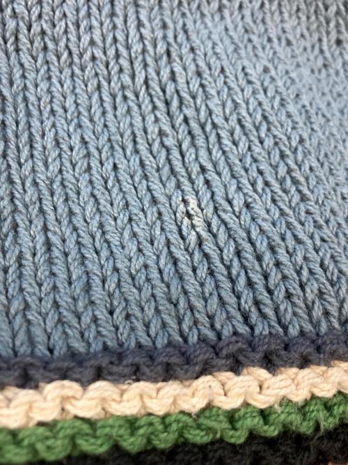 mcmachun woolen（マクマーンウーレン）mcmachun woolen (マクマーンウーレン) ニット ネイビー サイズ:SIZE Freeの古着・服飾アイテム