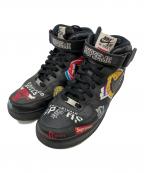 NIKE×SUPREMEナイキ×シュプリーム）の古着「ハイカットスニーカー」｜ブラック