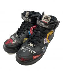 NIKE×SUPREME（ナイキ×シュプリーム）の古着「ハイカットスニーカー」｜ブラック