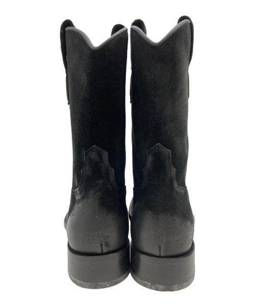 BUTTERO（ブッテロ）BUTTERO (ブッテロ) ウェスタンブーツ ブラック サイズ:SIZE 41の古着・服飾アイテム