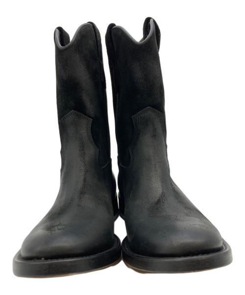 BUTTERO（ブッテロ）BUTTERO (ブッテロ) ウェスタンブーツ ブラック サイズ:SIZE 41の古着・服飾アイテム