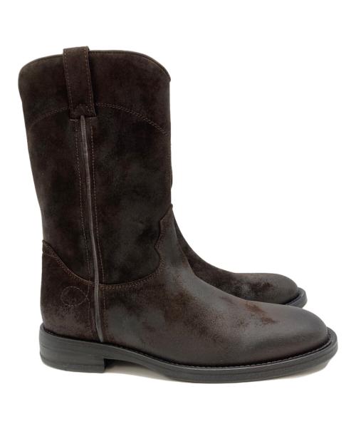 BUTTERO（ブッテロ）BUTTERO (ブッテロ) ウェスタンブーツ ブラウン サイズ:SIZE 41の古着・服飾アイテム
