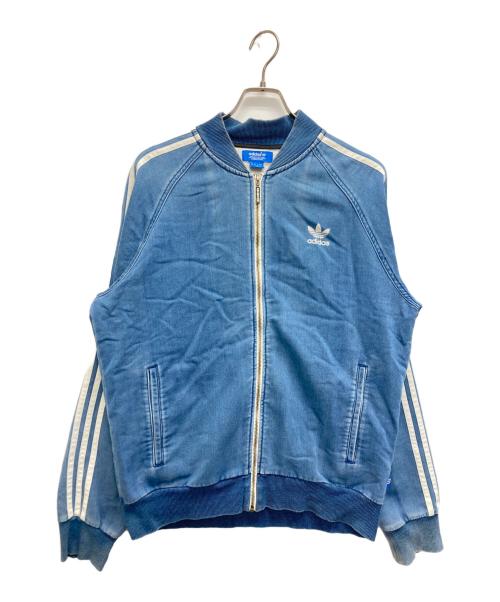 adidas Originals（アディダスオリジナル）adidas originals (アディダスオリジナル) FT DENIM SST TRACK TOP　AB8060 ブルー サイズ:SIZE XLの古着・服飾アイテム