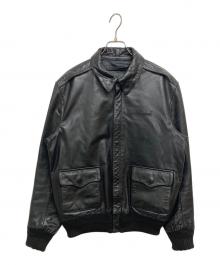 UNDEFEATED（アンディフィーテッド）の古着「レザージャケット」｜ブラック