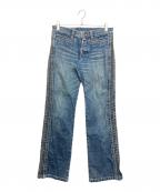Jean Paul GAULTIERジャンポールゴルチェ）の古着「フックデニムフレアパンツ」｜インディゴ