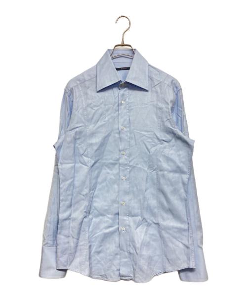 GUCCI（グッチ）GUCCI (グッチ) ドレスシャツ ブルー サイズ:SIZE42の古着・服飾アイテム