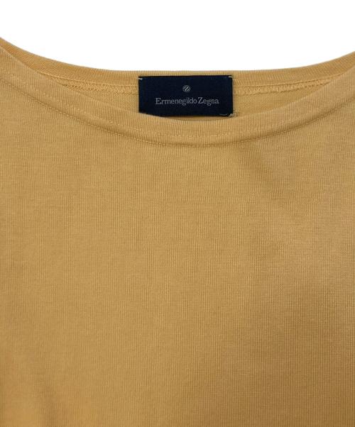 ERMENEGILDO ZEGNA（エルメネジルド・ゼニア）ERMENEGILDO ZEGNA (エルメネジルド・ゼニア) ストレッチカットソー イエロー サイズ:SIZE FREEの古着・服飾アイテム