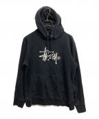 stussyステューシー）の古着「パーカー」｜ブラック