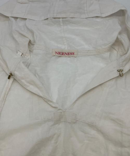 NICENESS（ナイスネス）NICENESS (ナイスネス) kadhi snow parka ホワイト サイズ:SIZE Lの古着・服飾アイテム