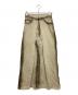 Nomat（ノマット）の古着「Tucked Denim Jeans」｜グリーン