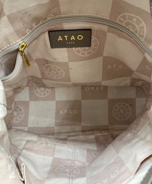 ATAO（アタオ）ATAO (アタオ) ウィークエンド ハンドバッグ ベージュ サイズ:実寸サイズをご参照下さい。の古着・服飾アイテム