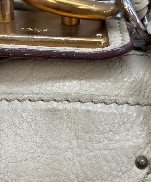 Chloe（クロエ）Chloe (クロエ) ハンドバッグ ホワイト サイズ:実寸サイズをご参照下さい。の古着・服飾アイテム