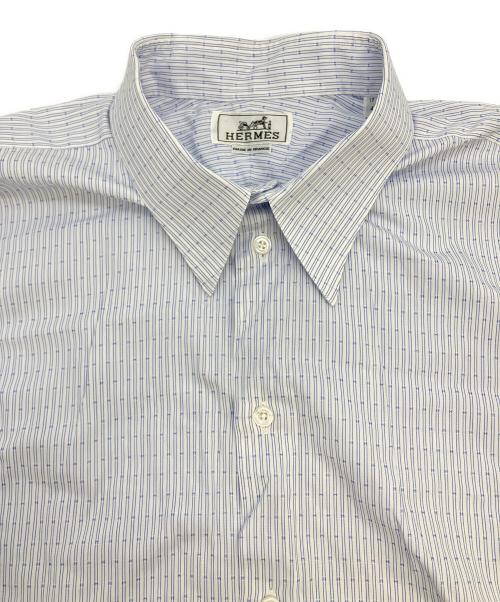 HERMES（エルメス）HERMES (エルメス) ドレスシャツ ネイビー サイズ:SIZE 43の古着・服飾アイテム