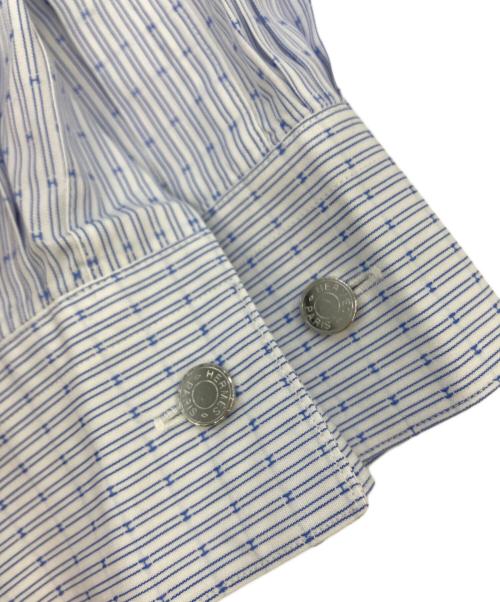 HERMES（エルメス）HERMES (エルメス) ドレスシャツ ネイビー サイズ:SIZE 43の古着・服飾アイテム
