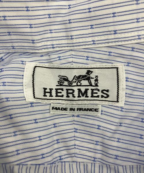 HERMES（エルメス）HERMES (エルメス) ドレスシャツ ネイビー サイズ:SIZE 43の古着・服飾アイテム