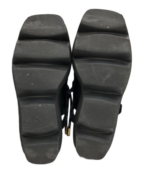 sacai（サカイ）sacai (サカイ) 厚底サンダル ブラック サイズ:SIZE 38の古着・服飾アイテム