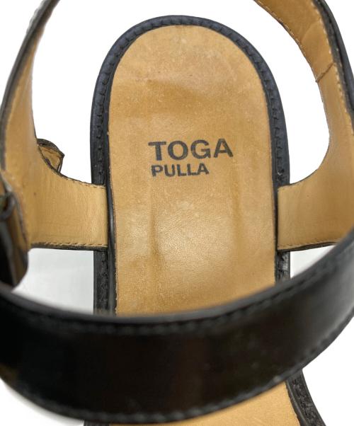 TOGA PULLA（トーガ プルラ）TOGA PULLA (トーガ プルラ) バックルサンダル ブラック サイズ:SIZE 37の古着・服飾アイテム