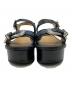 中古・古着 TOGA PULLA (トーガ プルラ) バックルサンダル ブラック サイズ:SIZE 37：10000円