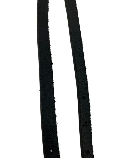 BLACK COMME des GARCONS（ブラックコムデギャルソン）BLACK COMME des GARCONS (ブラックコムデギャルソン) ZANA BAYNE (ザナ ベイン) レザーハーネスベルト ブラック サイズ:不明の古着・服飾アイテム