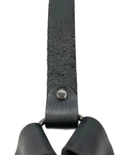 BLACK COMME des GARCONS（ブラックコムデギャルソン）BLACK COMME des GARCONS (ブラックコムデギャルソン) ZANA BAYNE (ザナ ベイン) レザーハーネスベルト ブラック サイズ:不明の古着・服飾アイテム