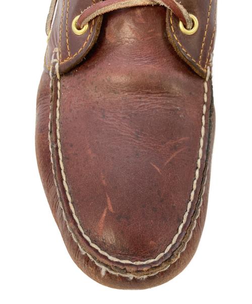 Timberland（ティンバーランド）Timberland (ティンバーランド) AUTHENTIC HANDSEWN BOAT SHOE ボルドー サイズ:SIZE 28cmの古着・服飾アイテム