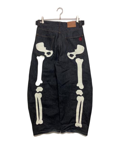9090（9090）9090 (9090) Bone Hand Denim pants インディゴ サイズ:SIZE Mの古着・服飾アイテム
