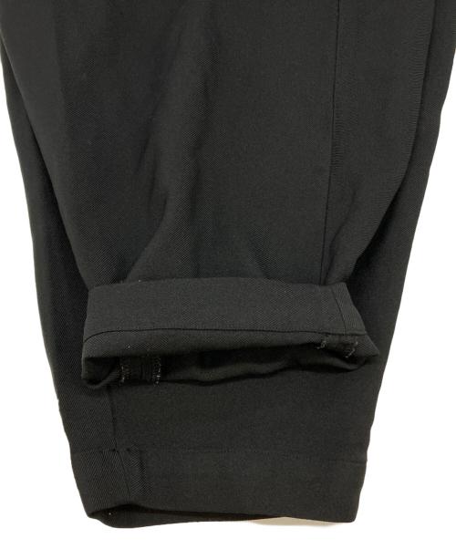 BLACK COMME des GARCONS（ブラックコムデギャルソン）BLACK COMME des GARCONS (ブラックコムデギャルソン) ボックスプリーツワイド イージー ロングパンツ ブラック サイズ:SIZE XSの古着・服飾アイテム