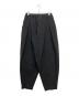 BLACK COMME des GARCONS（ブラックコムデギャルソン）の古着「ボックスプリーツワイド イージー ロングパンツ」｜ブラック