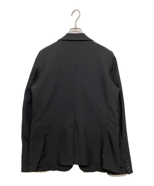 BLACK COMME des GARCONS（ブラックコムデギャルソン）BLACK COMME des GARCONS (ブラックコムデギャルソン) ポリ縮絨3Bジャケット ブラック サイズ:SIZE Lの古着・服飾アイテム
