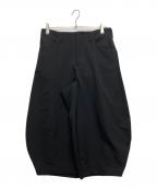 COMME des GARCONS HOMME PLUSコムデギャルソンオムプリュス）の古着「ウールギャババルーン寅壱パンツ」｜ブラック