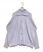 HOMME PLISSE ISSEY MIYAKEオム プリッセ イッセイ ミヤケ）の古着「プリーツコーチジャケット」｜パープル