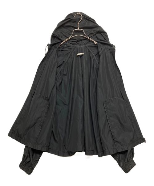 HYEIN SEO（ヘインソ）HYEIN SEO (ヘインソ) ナイロン混フーデットジャケット ブラック サイズ:SIZE3の古着・服飾アイテム