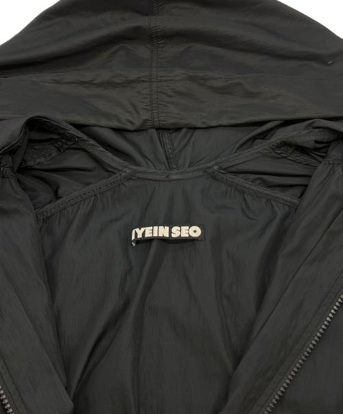 HYEIN SEO（ヘインソ）HYEIN SEO (ヘインソ) ナイロン混フーデットジャケット ブラック サイズ:SIZE3の古着・服飾アイテム