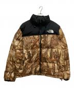 THE NORTH FACEザ ノース フェイス）の古着「Novelty Nuptse Jacket/ノベルティー ヌプシ ジャケット　ND92556」｜ブラウン