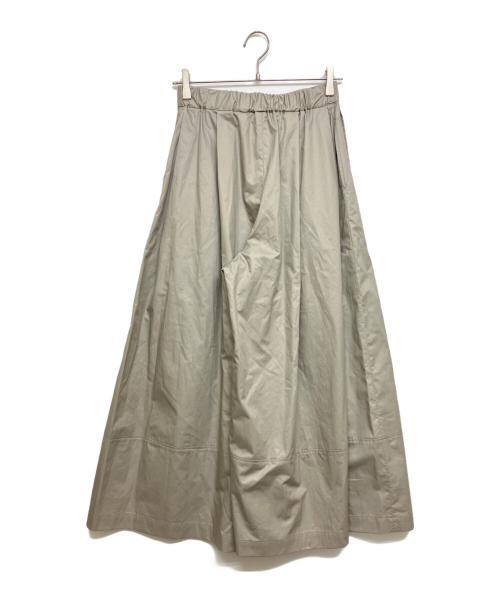PLAIN PEOPLE（プレインピープル）PLAIN PEOPLE (プレインピープル) コンパクトツイルタックワイドパンツ グレー サイズ:SIZE2 未使用品の古着・服飾アイテム