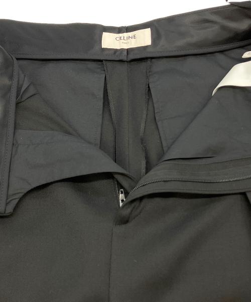 CELINE（セリーヌ）CELINE (セリーヌ) ウールスラックス ブラック サイズ:SIZE40の古着・服飾アイテム