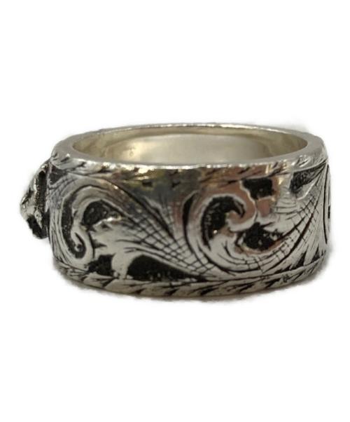 GUCCI（グッチ）GUCCI (グッチ) Thin Silver Ring With Feline Head キャットヘッドリング シルバー サイズ:17号の古着・服飾アイテム