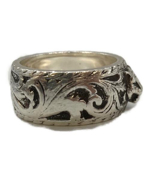 GUCCI（グッチ）GUCCI (グッチ) Thin Silver Ring With Feline Head キャットヘッドリング シルバー サイズ:17号の古着・服飾アイテム