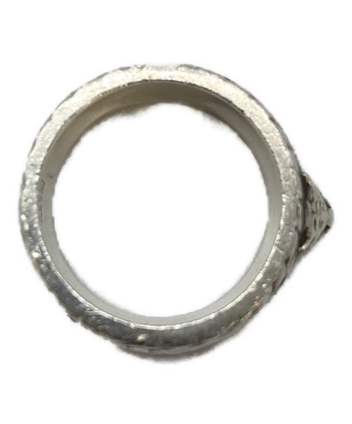 GUCCI（グッチ）GUCCI (グッチ) Thin Silver Ring With Feline Head キャットヘッドリング シルバー サイズ:17号の古着・服飾アイテム