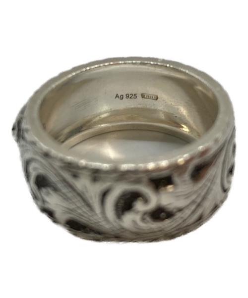 GUCCI（グッチ）GUCCI (グッチ) Thin Silver Ring With Feline Head キャットヘッドリング シルバー サイズ:17号の古着・服飾アイテム