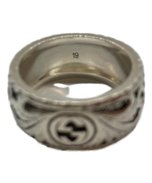 GUCCI（グッチ）GUCCI (グッチ) Thin Silver Ring With Feline Head キャットヘッドリング シルバー サイズ:17号の古着・服飾アイテム