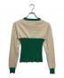 MM6 Maison Margiela (エムエムシックスメゾンマルジェラ) バイカラーニットS52HA0050 グリーン サイズ:SIZE S：12000円